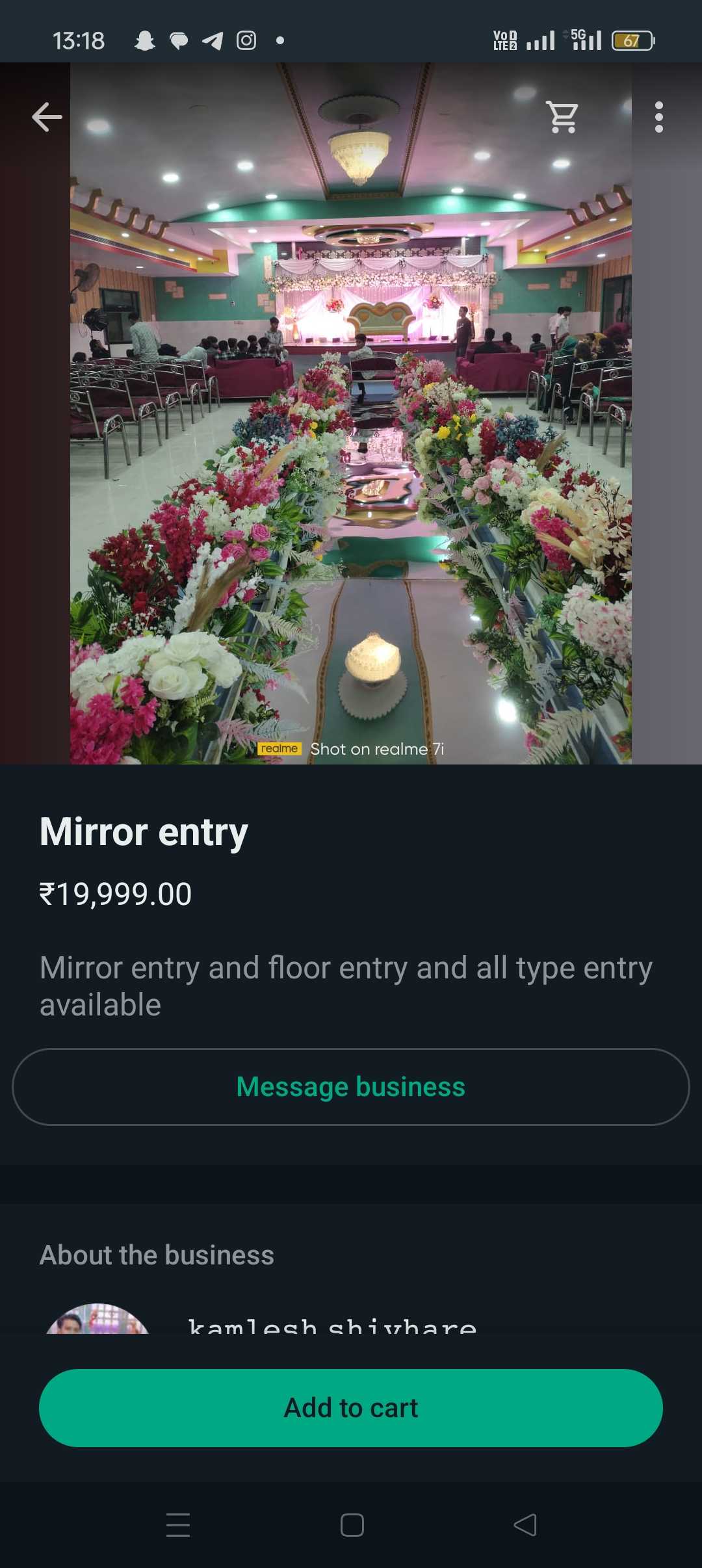 1st image description